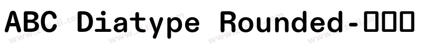 ABC Diatype Rounded字体转换 ABC Diatype Rounded字体转换